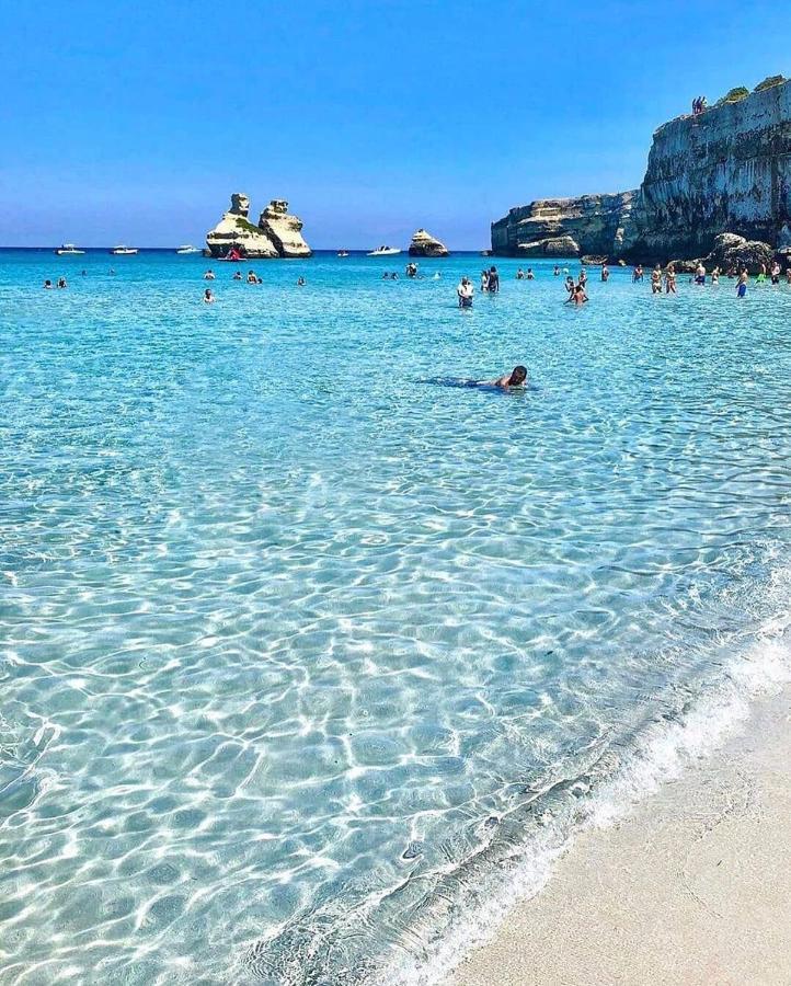 Torre Dell'Orso Centro - Villino Vista Mare Con Ampio Giardino Villa Eksteriør billede